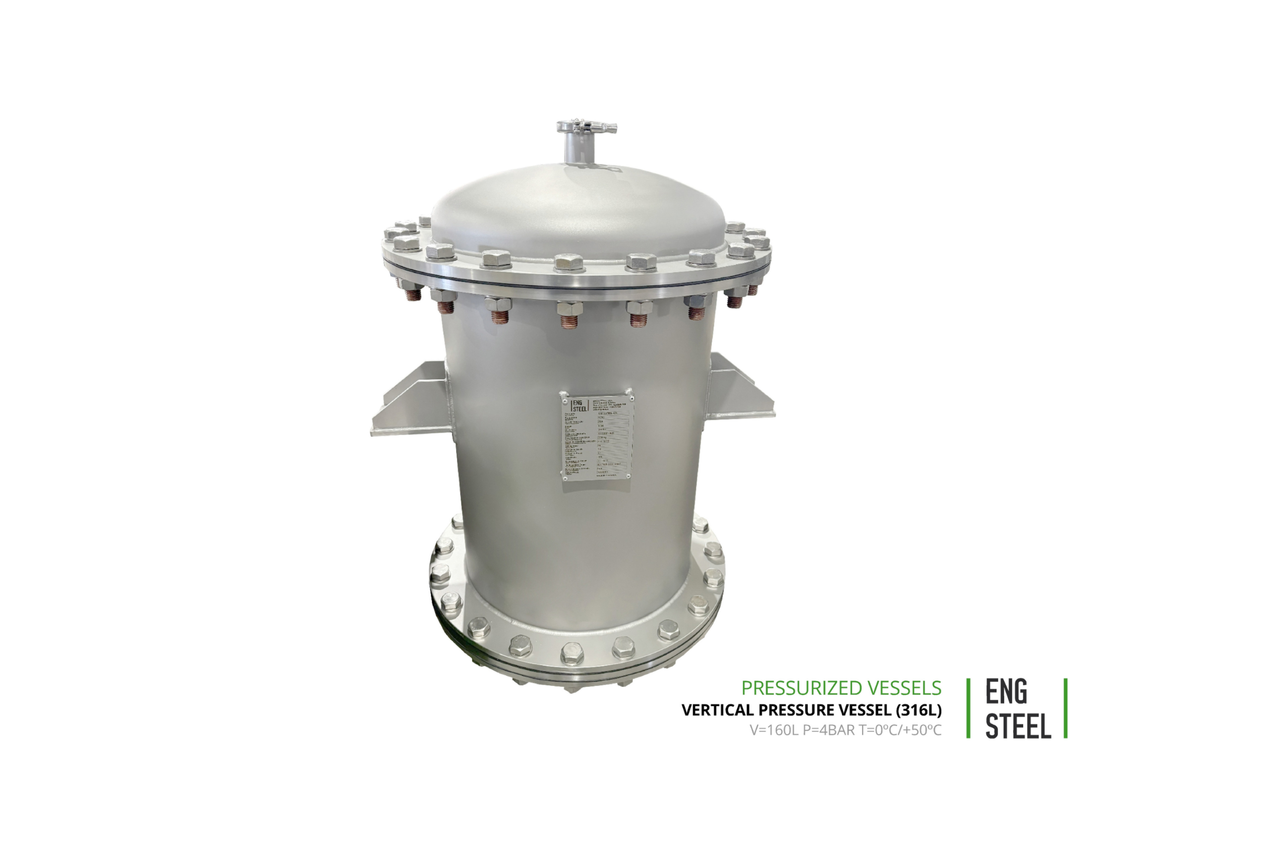 Vertical Pressure Vessel (316L)