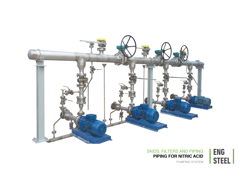 Piping for Nitric Acid